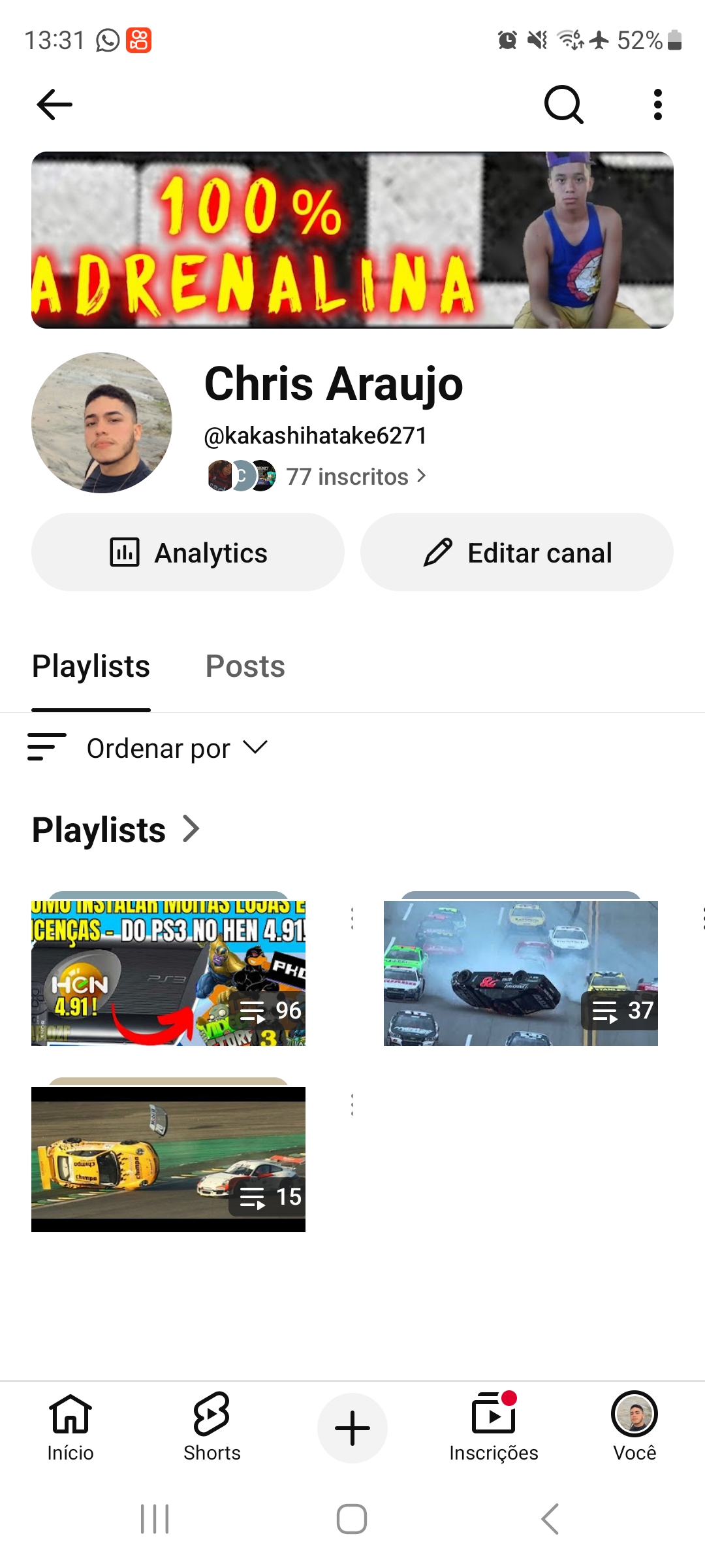 Canal a venda